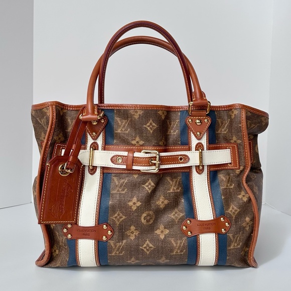 Louis Vuitton Limited Edition Tisse Rayures GM Tote - Picture 1 of 15